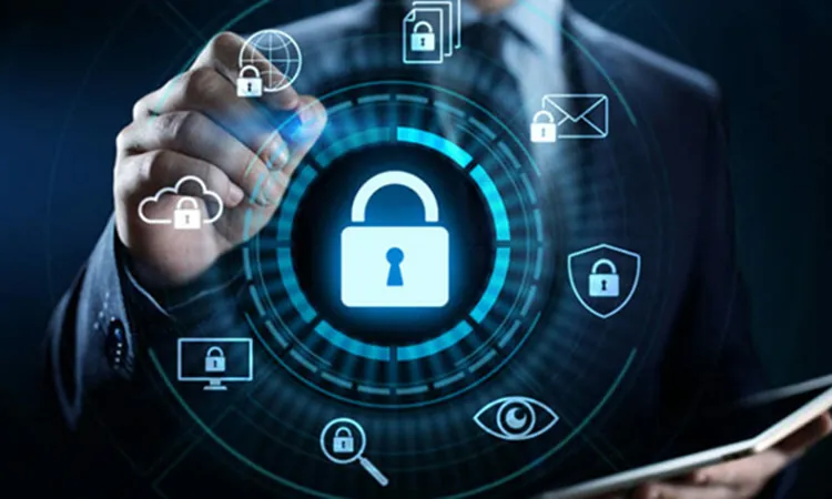 Hình ảnh minh họa các biện pháp bảo mật dữ liệu tiên tiến của 8Kbet8, bao gồm mã hóa và tường lửa, đảm bảo an toàn cho người chơi cá cược trực tuyến.